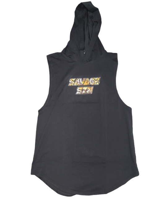 Savage SZN sleeveless hoodie (Tiger King/Queen)